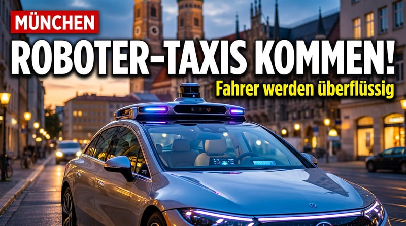Roboter am Steuer: München wird zum Versuchslabor für fahrerlose Taxis – und kaum jemand fragt nach den Risiken