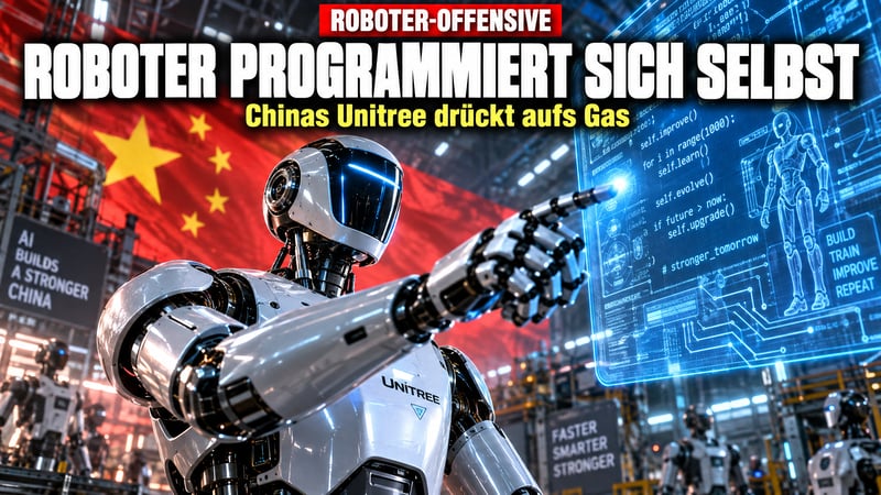 Roboter programmieren sich selbst: Chinas Unitree drückt aufs Gas!