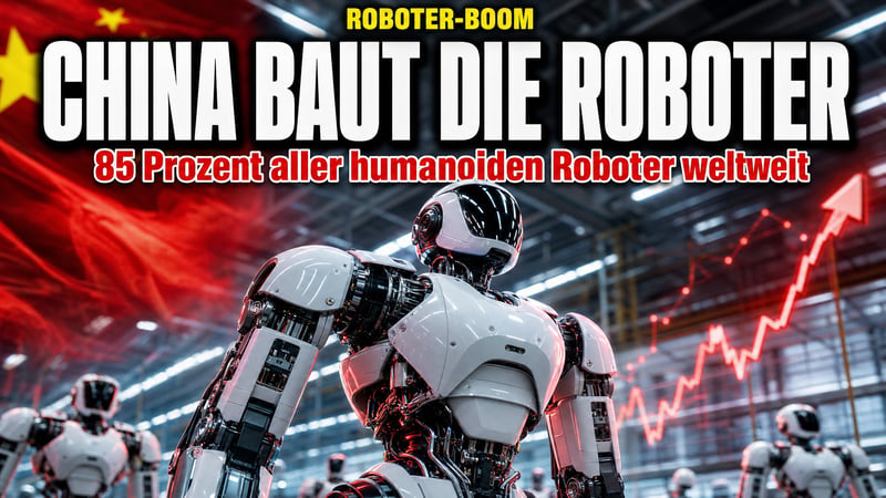 Roboter-Schock aus China: 85 Prozent kommen aus einer Hand
