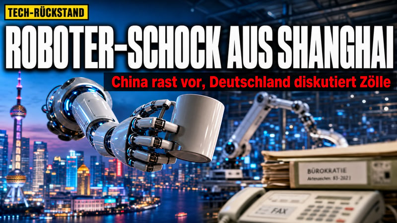 Roboter-Schock aus Shanghai: Deutschland verwaltet nur noch den Rückstand