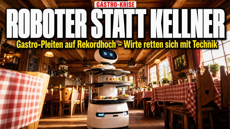 Roboter statt Kellner: Wie das Dorf-Gasthaus sich selbst rettet