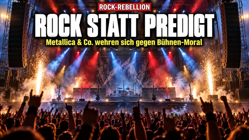 Rock statt Predigt: Metallica & Co. rechnen mit Bühnen-Moralisten ab!