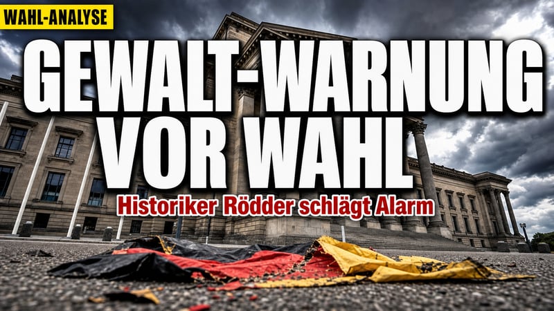 Rödder-Warnung vor Sachsen-Anhalt-Wahl: „Bürgerkrieg von links“