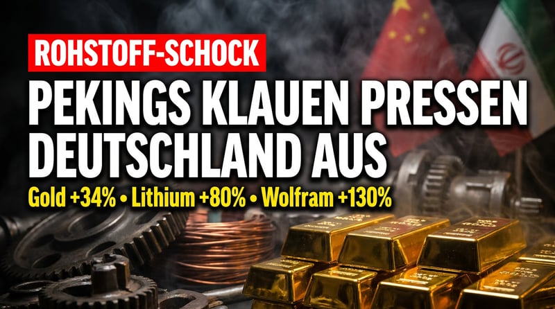 Rohstoff-Schock: Wie Pekings Klauen und Teherans Bomben die deutsche Industrie auspressen