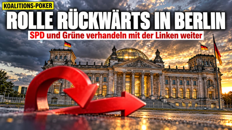 Rolle rückwärts in Berlin: Rot-Grün kehrt reumütig zur Linken zurück!