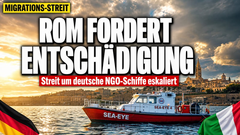 Rom stellt Berlin die Rechnung: Streit um deutsche NGO-Schiffe eskaliert