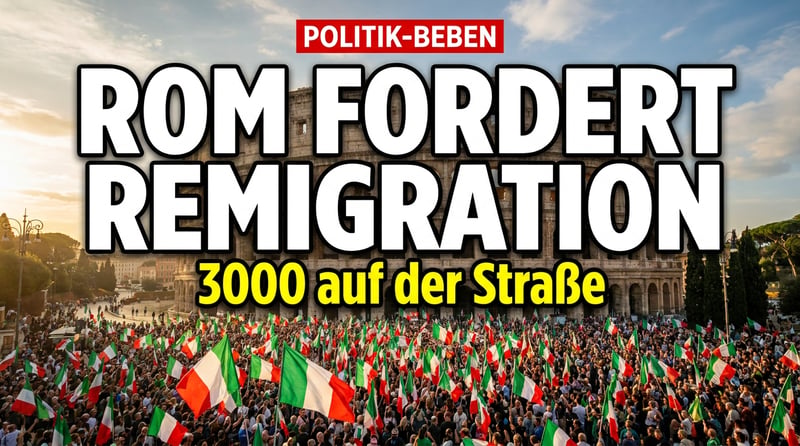 Roms Straßen werden zur Bühne: Tausende fordern die große Rückkehr-Wende in Europas Migrationspolitik