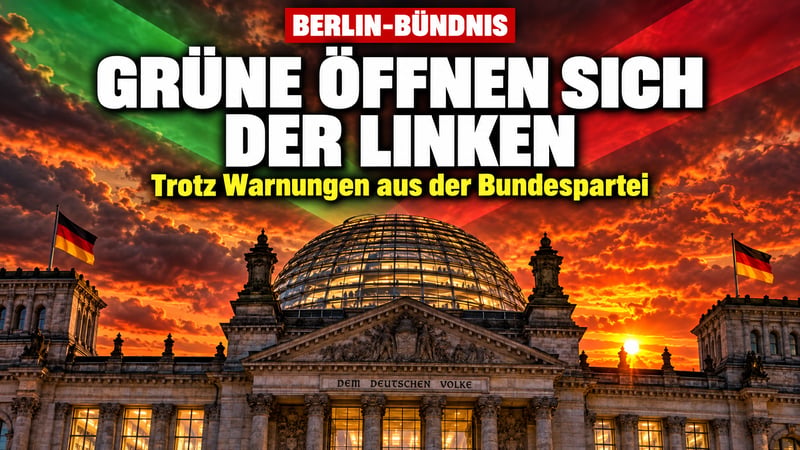 Rot-Grün-Rot in Berlin: Grüne schlagen alle Warnungen in den Wind!