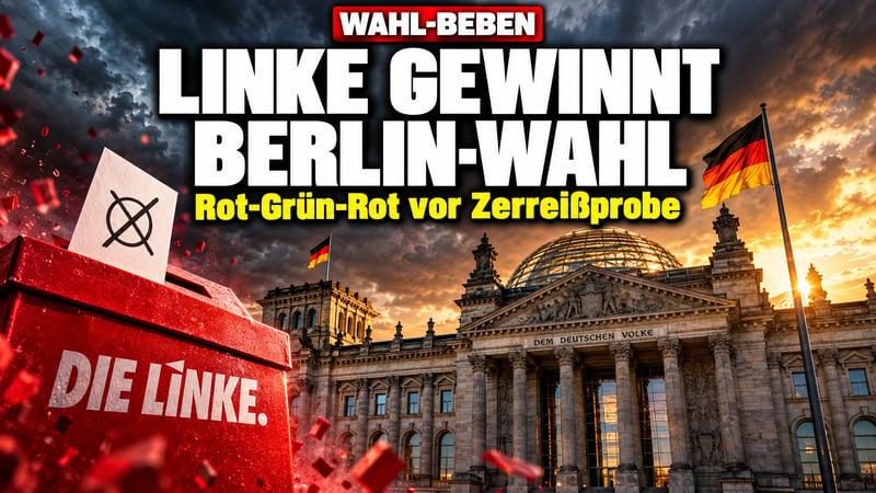 Rot-Grün-Rot in Berlin: Linke-Triumph wird zur Zerreißprobe!