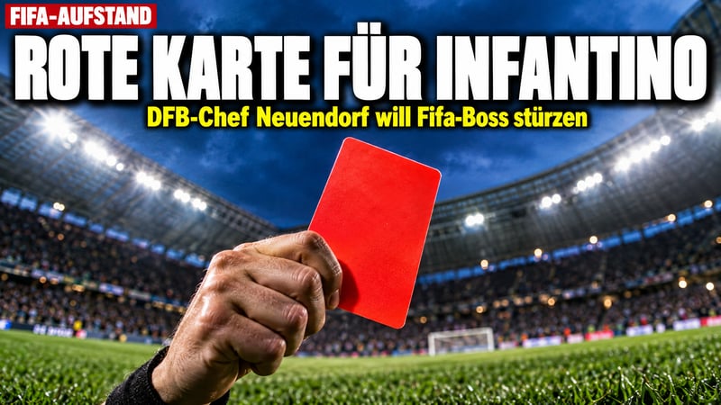 Rote Karte für Infantino: DFB-Boss Neuendorf probt den Aufstand!
