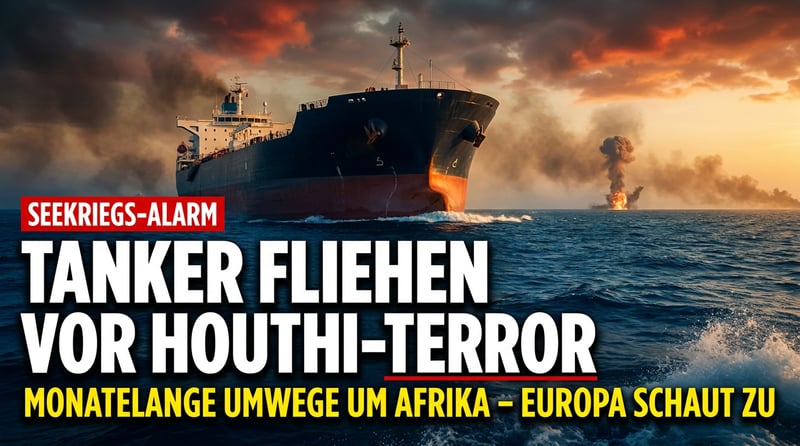 Rotes Meer außer Kontrolle: Houthi-Terror zwingt saudische Öltanker auf Monatsumwege – und Europa schaut wieder tatenlos zu