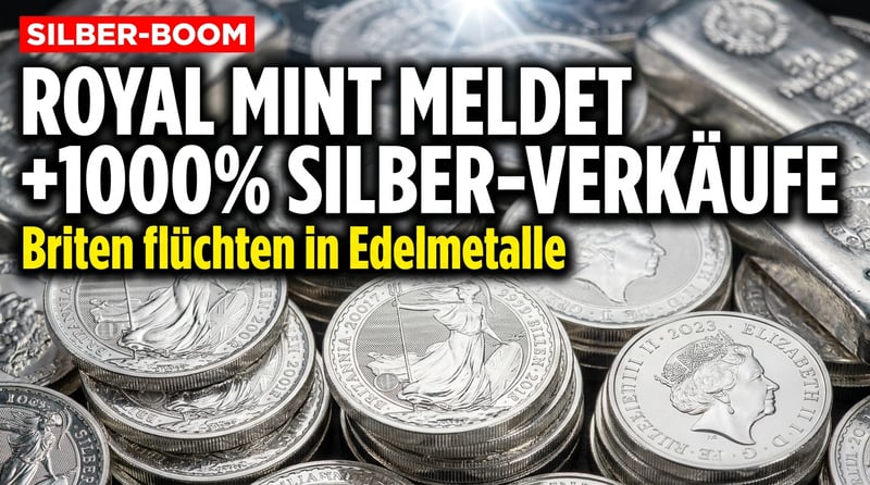 Royal Mint im Kaufrausch: Wenn die Briten zu Gold und Silber flüchten, sollten wir uns alle Fragen stellen