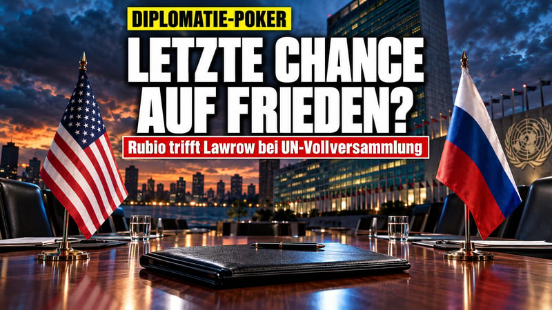 Rubio trifft Lawrow: Letzte Chance auf Frieden vor dem Winter?