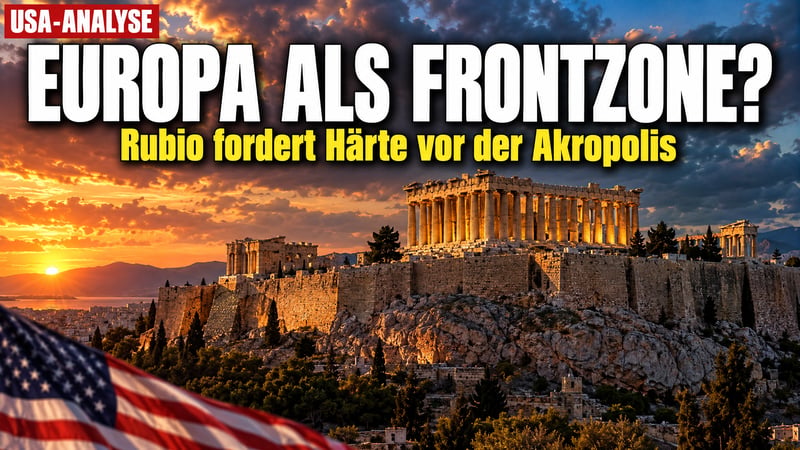 Rubios Akropolis-Rede: Wird Europa zur Frontzone der USA?