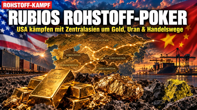 Rubios Rohstoff-Offensive: Washington will Peking in Zentralasien stoppen!