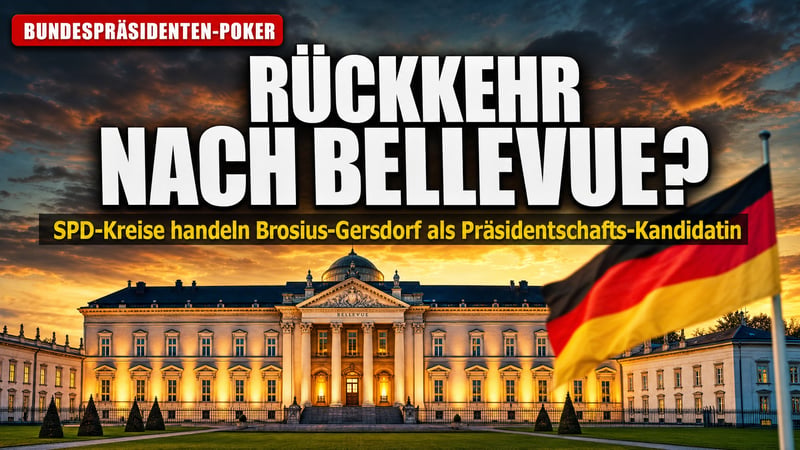 Rückkehr durch die Hintertür: Brosius-Gersdorf ins Schloss Bellevue?