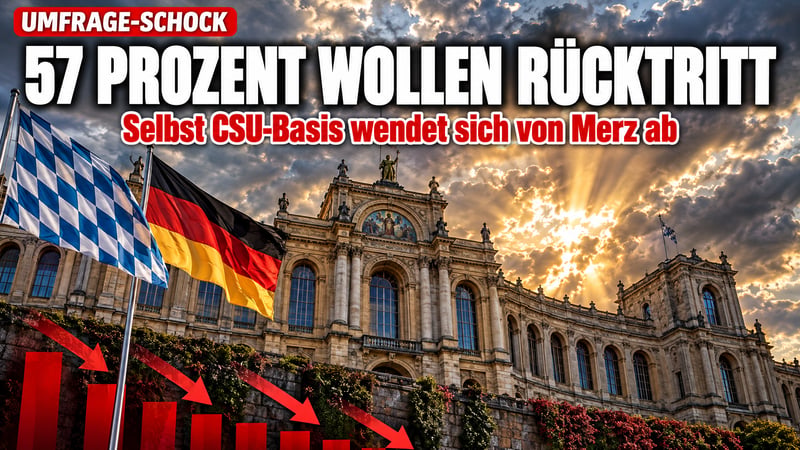 Rücktritts-Beben in Bayern: Selbst CSU-Wähler wollen Merz loswerden!