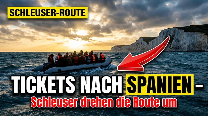 Rückwärtsgang im Ärmelkanal: Schleuser verkaufen jetzt Tickets von England nach Spanien