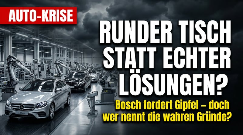 Runder Tisch für die Autoindustrie: Wenn die Symptome bekämpft werden statt der Ursachen