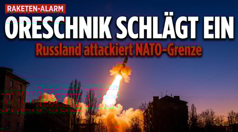 Russland setzt erneut Mittelstreckenrakete Oreschnik gegen die Ukraine ein