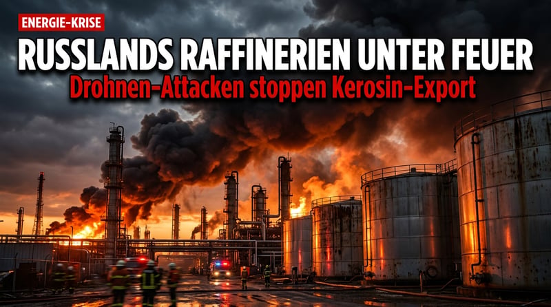 Russland stoppt Kerosin-Exporte: Wie ukrainische Drohnen die Raffinerien des Kremls lahmlegen