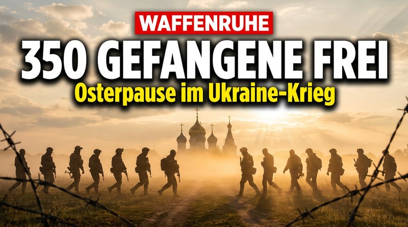 Russland und Ukraine tauschen 350 Kriegsgefangene während orthodoxer Osterwaffenruhe aus