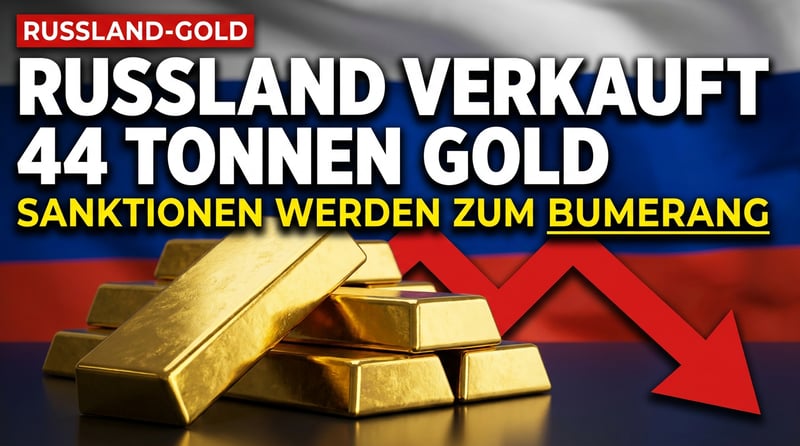 Russland verkauft 44 Tonnen Gold – und die westlichen Sanktionen entpuppen sich als Bumerang