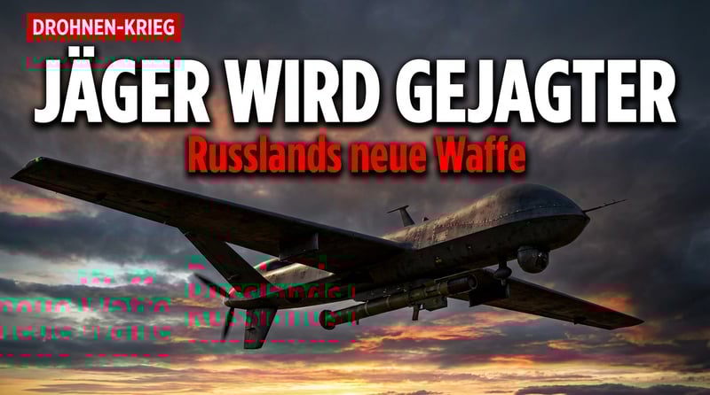 Russlands neue Drohnenwaffe: Wenn der Jäger zum Gejagten wird