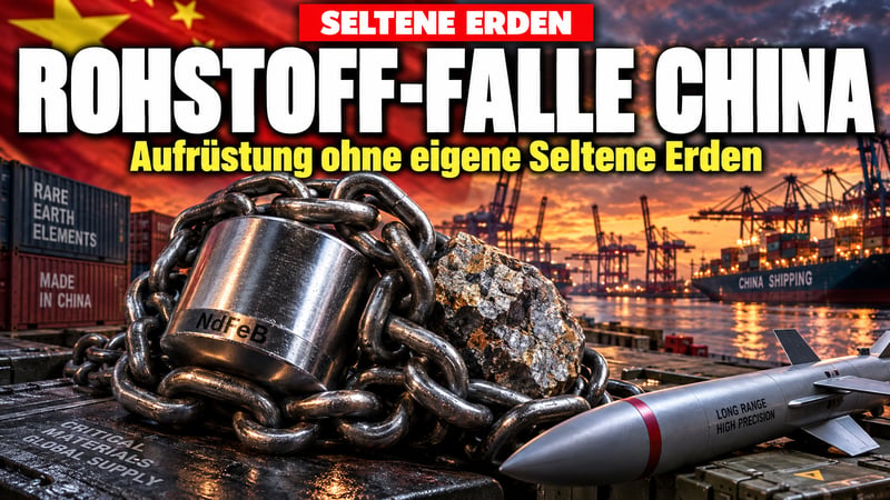 Rüstung ohne Rohstoffe: Wie Berlin sich in die China-Falle manövriert