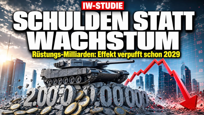 Rüstungs-Milliarden: Strohfeuer für die Konjunktur, Schulden für alle