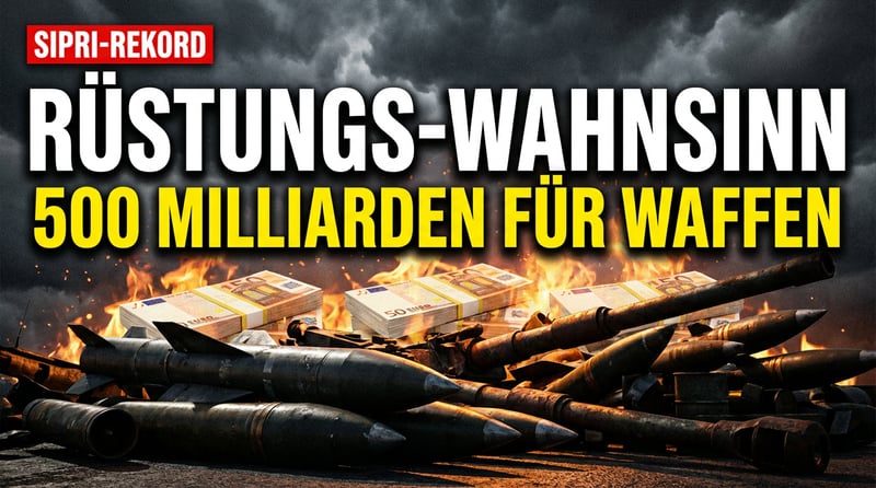 Rüstungsspirale außer Kontrolle: Warum die Welt Hunderte Milliarden in Waffen pumpt