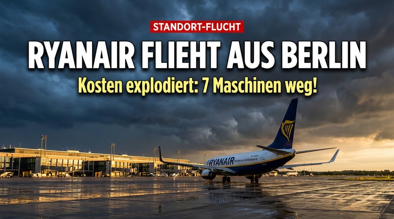 Ryanair flieht aus Berlin: Wenn der Standort Deutschland zur Kostenfalle wird