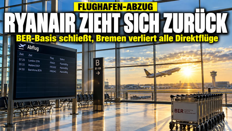 Ryanair-Flucht: Warum Deutschlands Himmel immer leerer wird
