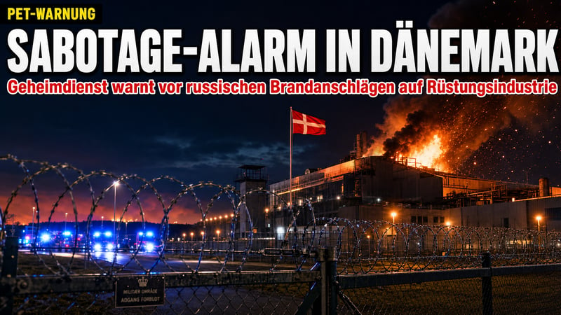 Sabotage-Alarm in Kopenhagen: Geheimdienst warnt vor Brandanschlägen