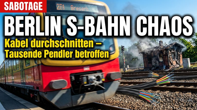 Sabotage oder Vandalismus? Berliner S-Bahn-Chaos wirft unbequeme Fragen auf