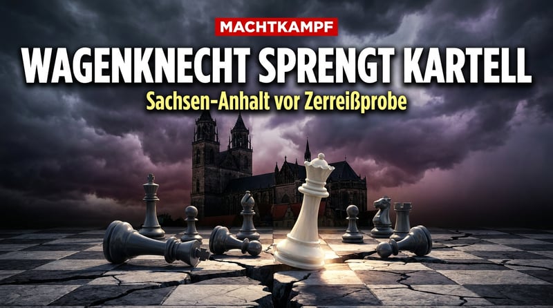 Sachsen-Anhalt vor der Zerreißprobe: Wagenknechts Schachzug könnte das politische Kartell sprengen