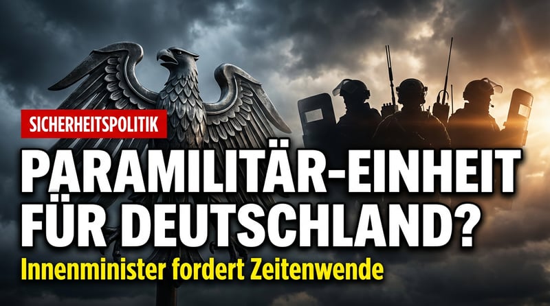 Sachsens Innenminister fordert paramilitärische Einheiten – Zeitenwende oder Tabubruch?