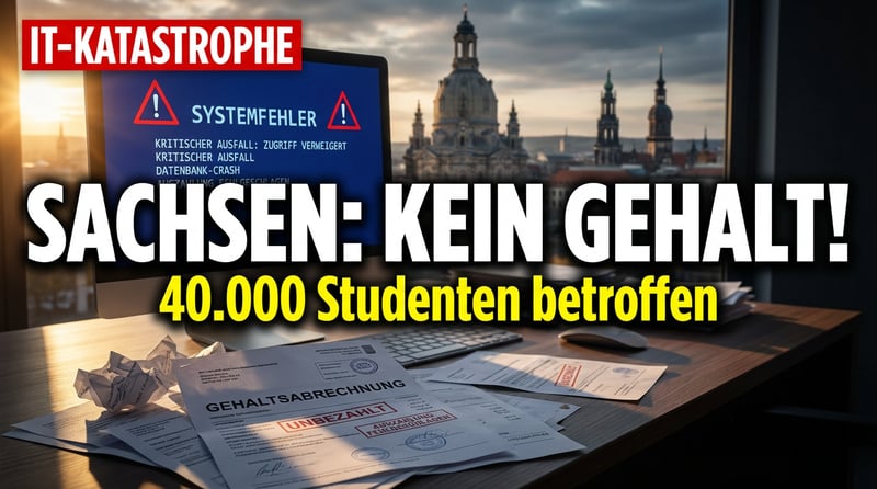 Sachsens IT-Desaster: Wenn der Staat nicht einmal mehr Gehälter überweisen kann