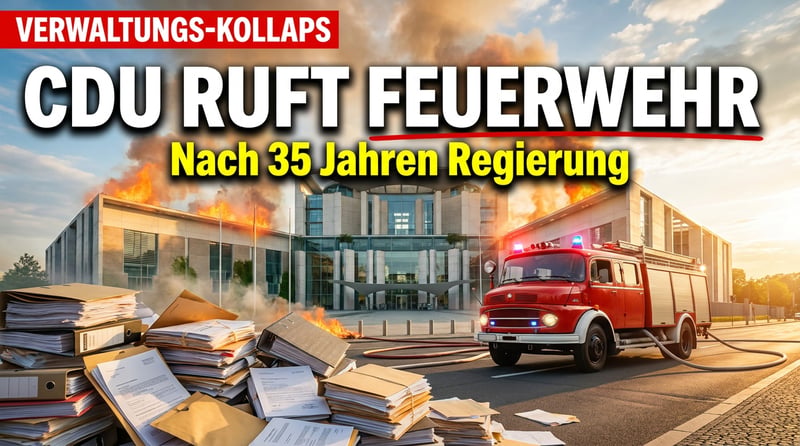 Sachsens Verwaltungs-Schrumpfkur: Wenn die CDU nach 35 Jahren die eigene Feuerwehr ruft
