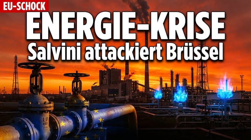 Salvinis Frontalangriff auf Brüssel: Italiens Vizepremier fordert Ende des Energie-Wahnsinns