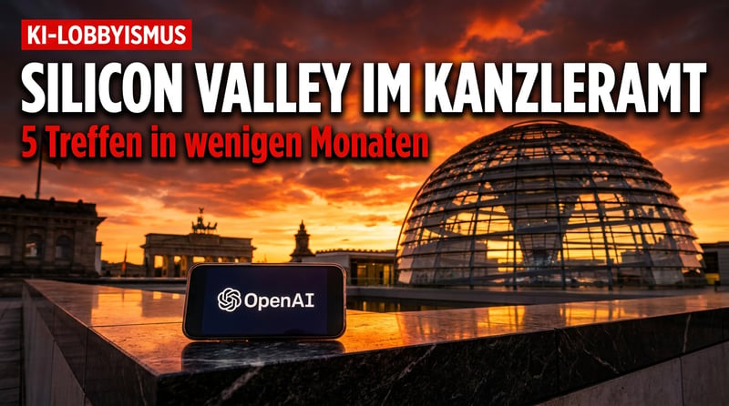 Sam Altman im Kanzleramt: Wenn Silicon Valley fünfmal anklopft, öffnet Berlin bereitwillig die Tür
