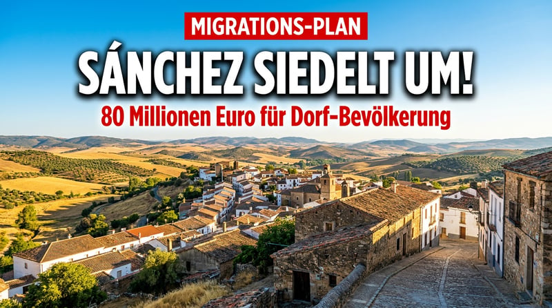Sánchez' sozialistisches Großexperiment: Spaniens Dörfer als Auffangbecken für Migranten