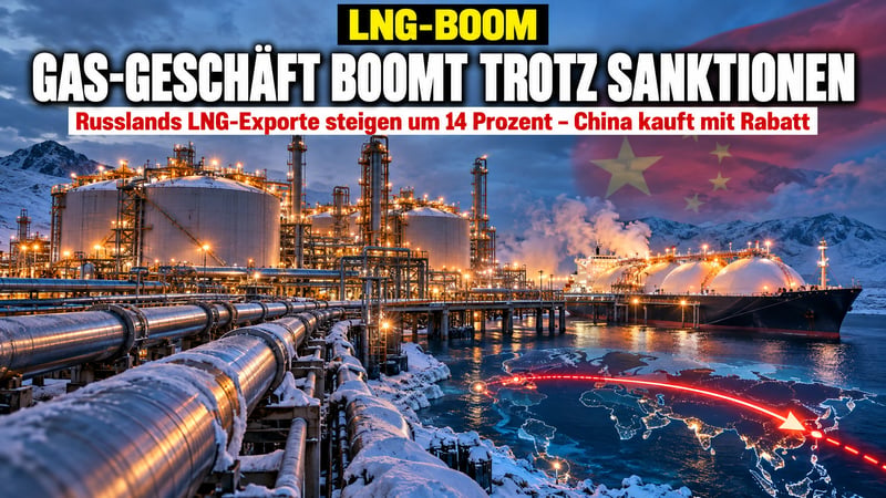 Sanktionen verpuffen: Putins Flüssiggas-Geschäft boomt dank China!