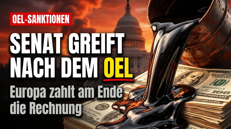 Sanktionsroulette in Washington: Der Senat greift nach dem Öl – und Europa zahlt am Ende die Rechnung