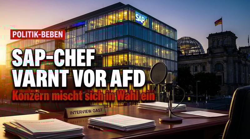 SAP-Chef mischt sich in Politik ein: Konzernlenker warnt vor demokratischer Partei