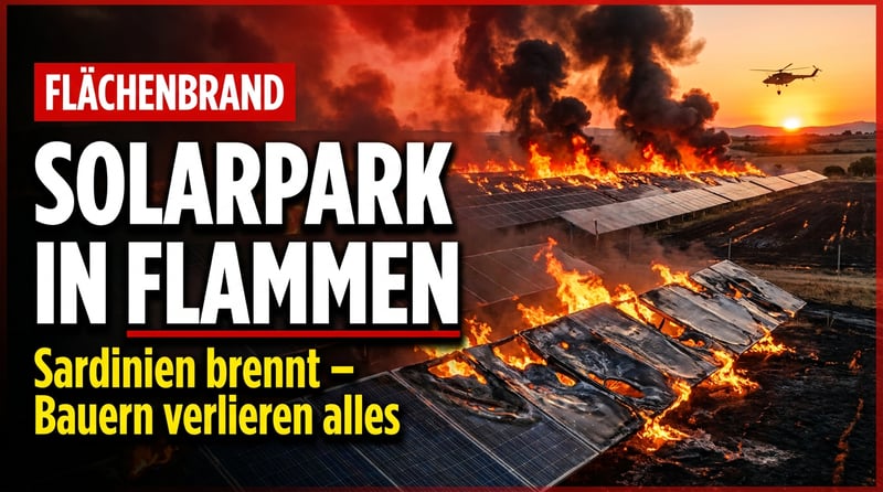 Sardinien in Flammen: Wenn der Solarpark zum Brandbeschleuniger der Illusionen wird