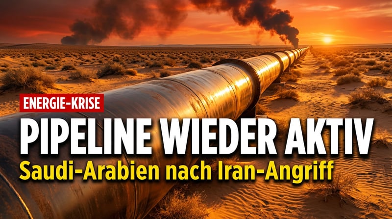 Saudi-Arabiens Lebensader wieder intakt: Pipeline nach Drohnenangriff in Rekordzeit repariert