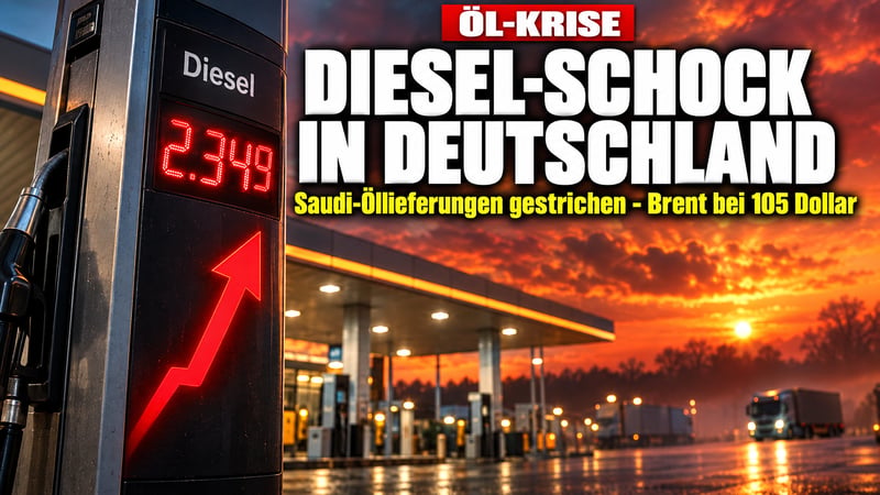 Saudi-Öl bleibt aus: Europas Diesel-Schock trifft jetzt jeden Tank!