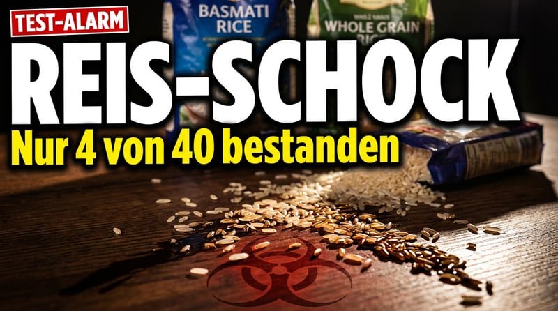 Schadstoff-Schock im Reisregal: Nur vier von 40 Produkten bestehen den Test