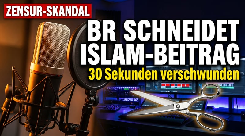 Schere im Kopf: Bayerischer Rundfunk schneidet brisante Islamismus-Passagen aus Ruhs-Sendung